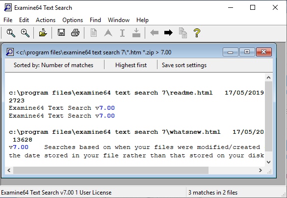 Windows 8 Examine32/Examine64 Text Search full